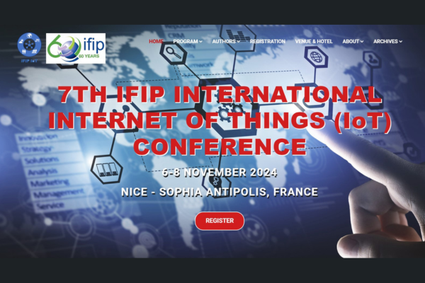 6-8 novembre 2024 – IFIP IoT